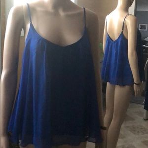 Blue tank top